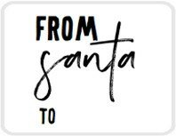 Lotsoflo Sticker From Santa to