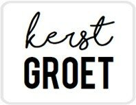 Lotsoflo Sticker Kerst groet