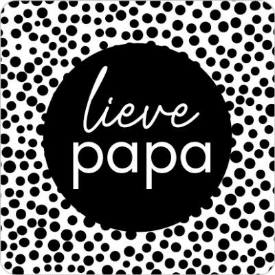 Sticker Lieve papa (dots)