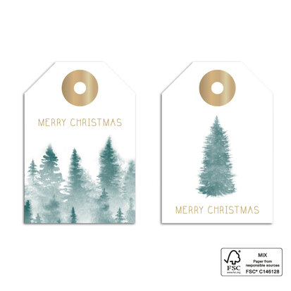 Cadeaulabel Forest gold boom