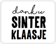 Lotsoflo Sticker Dank u Sinterklaasje