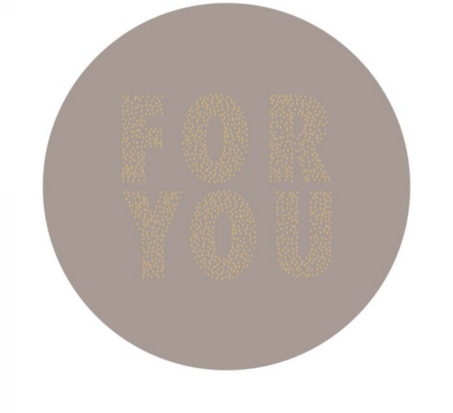 Stickers For you warm grey