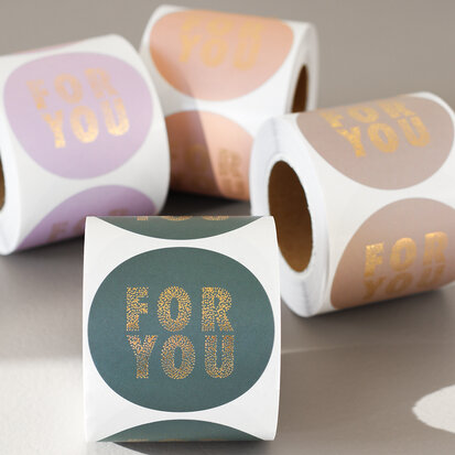 Stickers For you warm grey