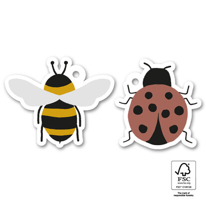 Cadeaulabel Ladybug