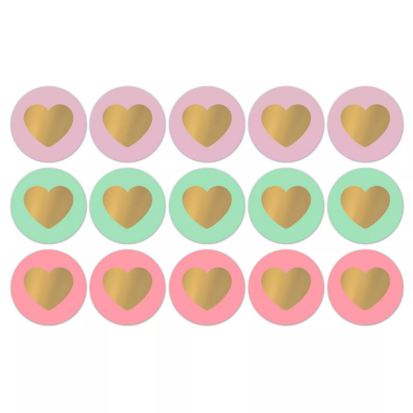 Sticker Lovely hearts fresh sorbet
