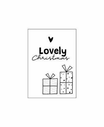 Cadeaukaart Lovely Christmas (kadootjes)