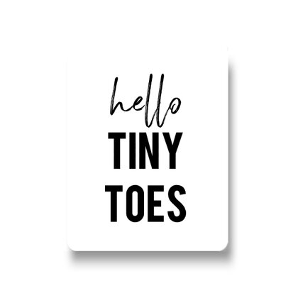 Lotsoflo Sticker Hello tiny toes