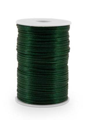 Satijnkoord dark green