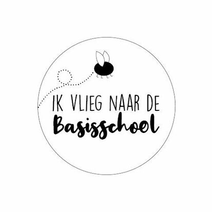 Stickers Ik vlieg naar de basisschool