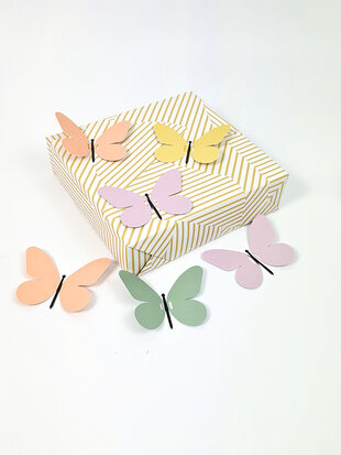 Gifttags butterfly green