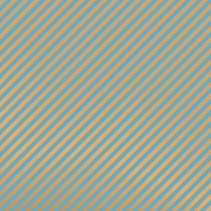Vloeipapier Stripes - Lake Blue / Gold