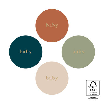 Stickers Multi baby gold - autumn