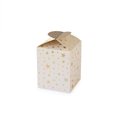 Geschenkdoos - Medium - Stars - Beige