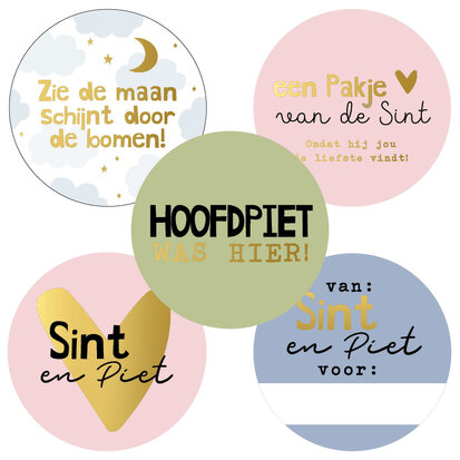 Sticker Zie de maan schijnt assorti