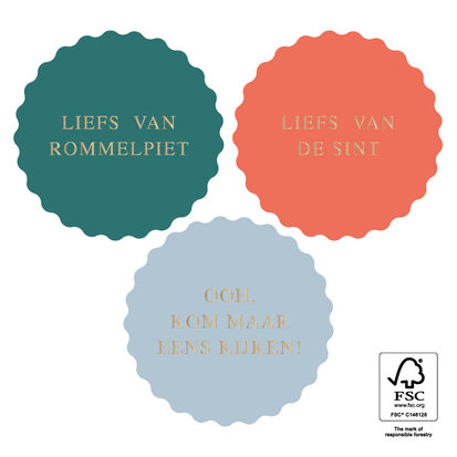 Stickers Multi - Sint Liefs Goud - Bright '22