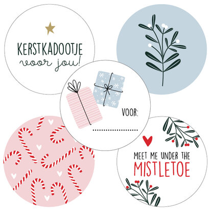 Sticker Mistletoe assorti