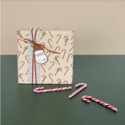 Cadeaulabel Duo - Crazy santa gold bril