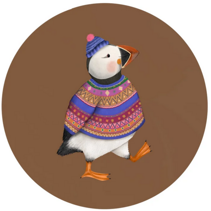 Sticker Puffin (groot)