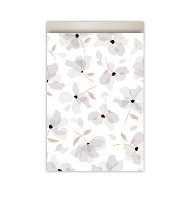 Cadeauzakjes Layered petals naturel 12 x 19