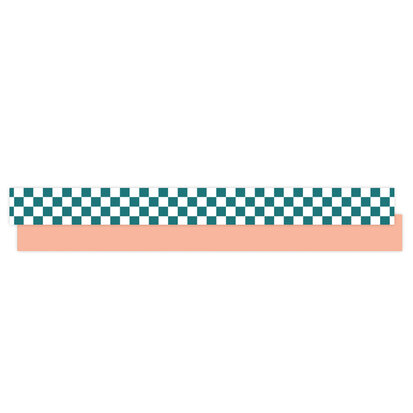 Krullint Check - Jade Blue 