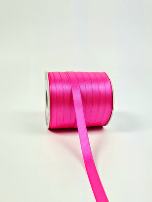 Satijnband neon roze