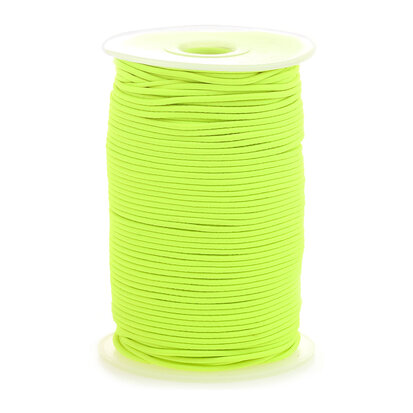 Elastic band neon yellow 2mm