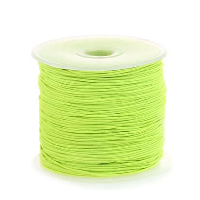 Elastic band neon yellow 1mm