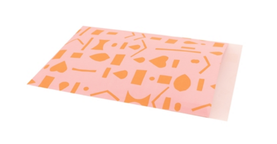 Cadeauzakjes Knipkleedje pink  17 x 25