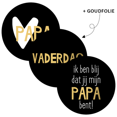 Sticker Vaderdag assorti