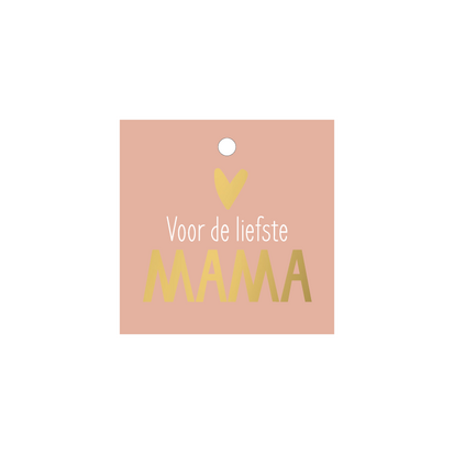 Cadeaulabel Voor de liefste mama