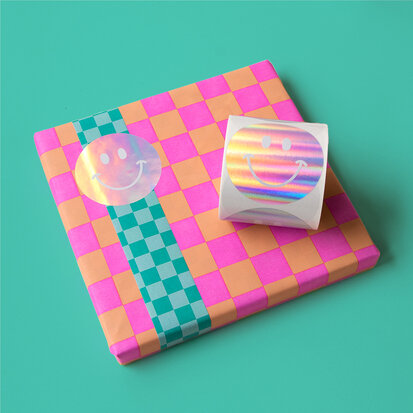 Stickers Smiley Holographic 