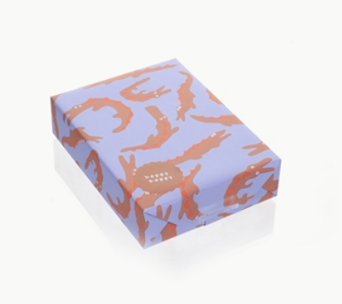 Cadeaupapier Krokodile Ice Blue