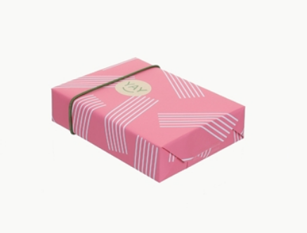 Cadeaupapier Stripes Confetti Grapefruit