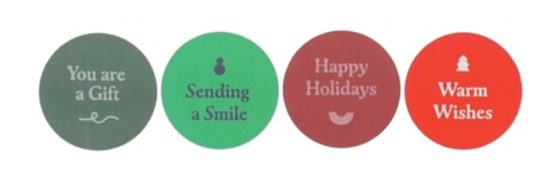 Stickers Noortje de Keijzer Happy Holidays
