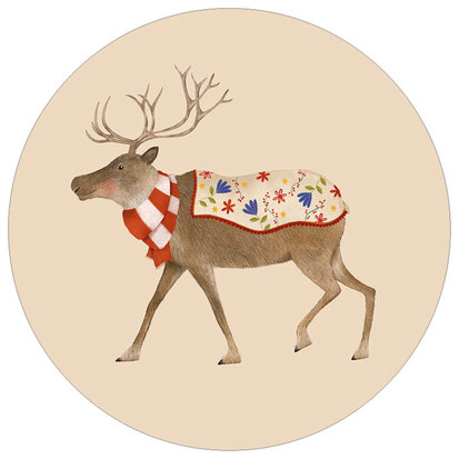 Sticker Reindeer (klein)