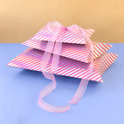 Pillow boxes - Medium - Holographic Pink 