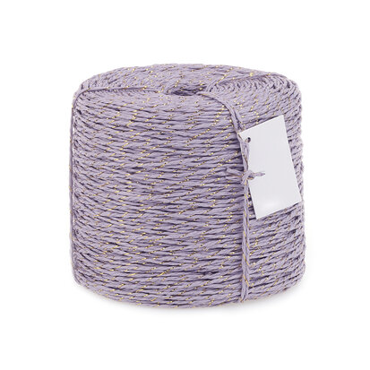 Paper Touw Twist - Lilac / Gold 