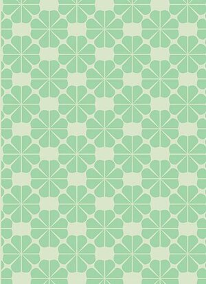 Cadeaupapier Get Lucky Green