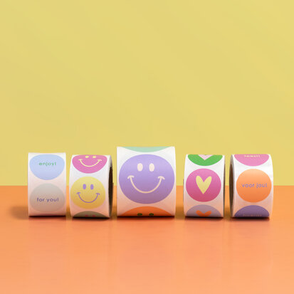 Stickers Multi - Text multicolour EN