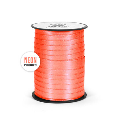 Satijnlint neonroze 15 mm