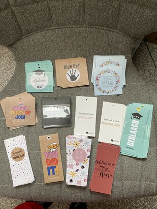 Cadeaulabels allerlei