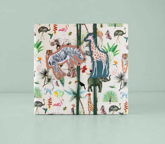 Cadeaulabel Jungle zebra