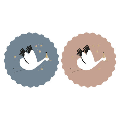 Stickers duo Baby bird
