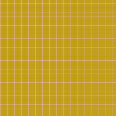 Vloeipapier Grid mustard yellow - candy pink 
