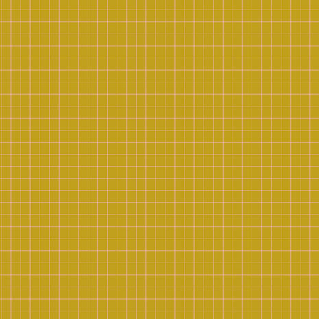 Vloeipapier Grid mustard yellow - candy pink 