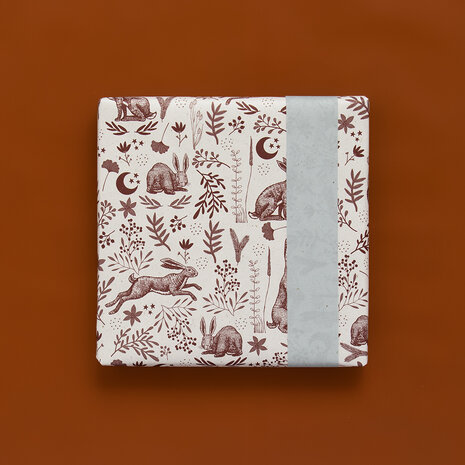 Cadeaupapier Hare Nature - sky blue