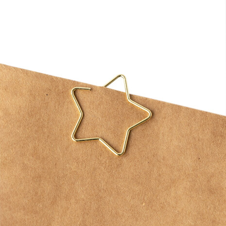 Clips - Star- Moon - Gold- Small 