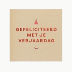 Stickers Party hat Gefeliciteerd met je verjaardag