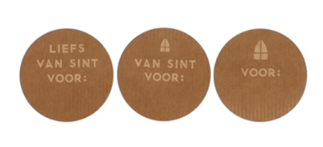 Stickers Noortje de Keijzer Liefs van Sint kraft