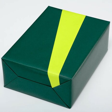Cadeaupapier Uni Green/lime